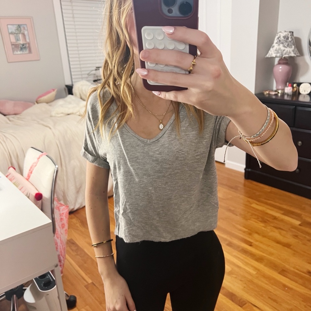 Gray Women's Top